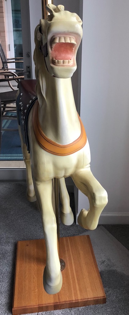 Circa 1915 Herschel Spillman Carousel Horse Restored Jumper 4.jpg