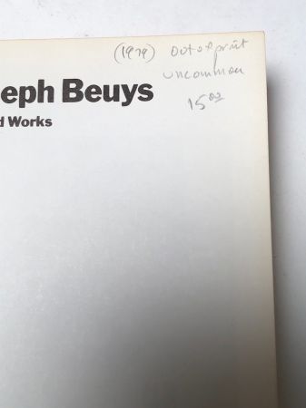 Josephh Beuys LIfe and Work Adriani Softback Published by Barron's 1979 6.jpg
