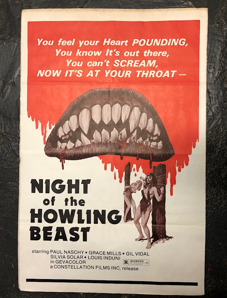 Night of the Howling Beast Movie Poster 1.jpg