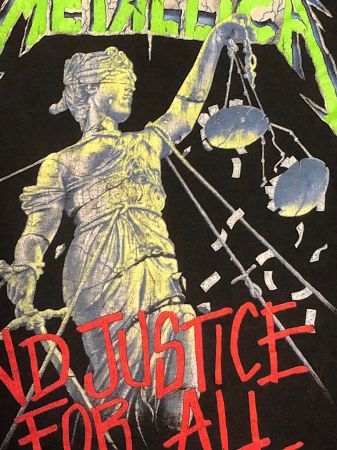 Metallica and Justice For All Tour 1989 Tour Shirt XL Spring Ford Black 5.jpg