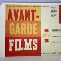 Avant-Garde Films at The Living Theatre April 27 1963 Lobby Card 2.jpg