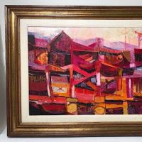 John Black Expressionist Cityscape Painting Circa 1970's 14.jpg