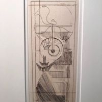 Marcel Duchamp Coffee Grinder Etching 1