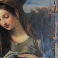 The Annunciation After Carlo Maratta Oil on Canvas Circa 1850 9.jpg