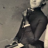 Tintype of Two Woman Eating Chocolates Circa 1880 6.jpg