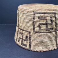 Weaved Basket with Whirly Log Design Akimel O’odham Pima Tribe 6.jpg