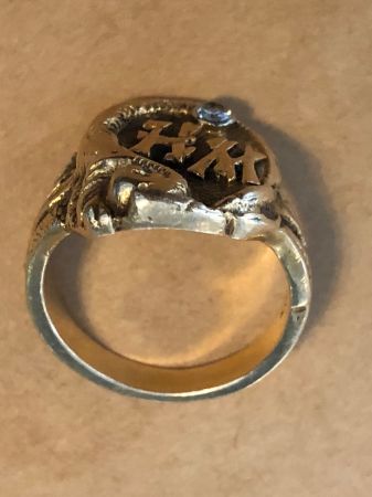 14k Gold Ring Dragon with Initials WH and Diamond 8.jpg