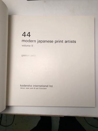 44 Modern Japanese Print Artists 2 volumes with descriptive list of plates By Gaston Petit 1973 Pub By Kodansha 16.jpg