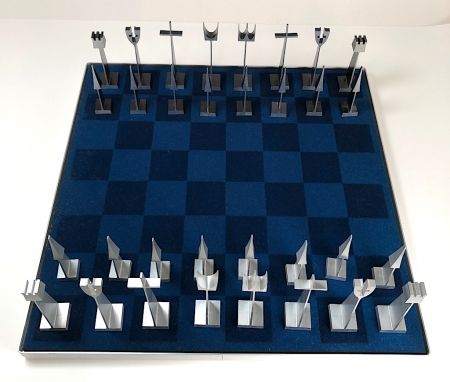 Black Pawn Austin Cox Enterprises Aluminum Alcoa Chess Replacement Piece 1962