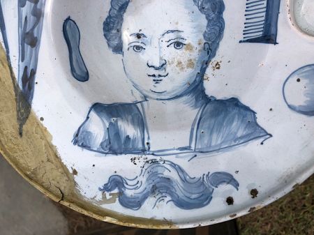 Circa 1700 English Glazed Earthenware Barber’s Bowl Bleeding Bowl 2.jpg