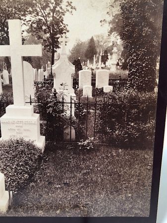 Graveyard Photograph by James F. Hughes Baltimore of Issac Nevett Steele 5.jpg