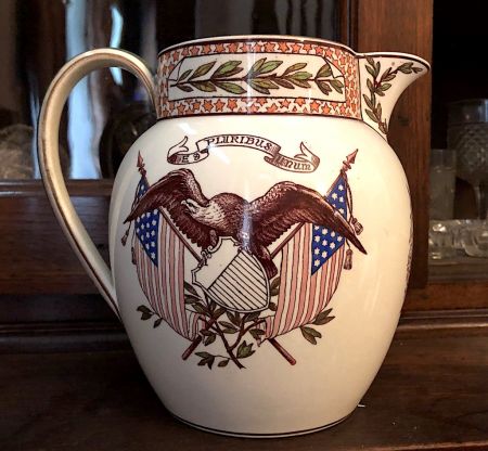 J. Wedgwood & Sons Etruria President Garfield Water Pitcher 11.jpg