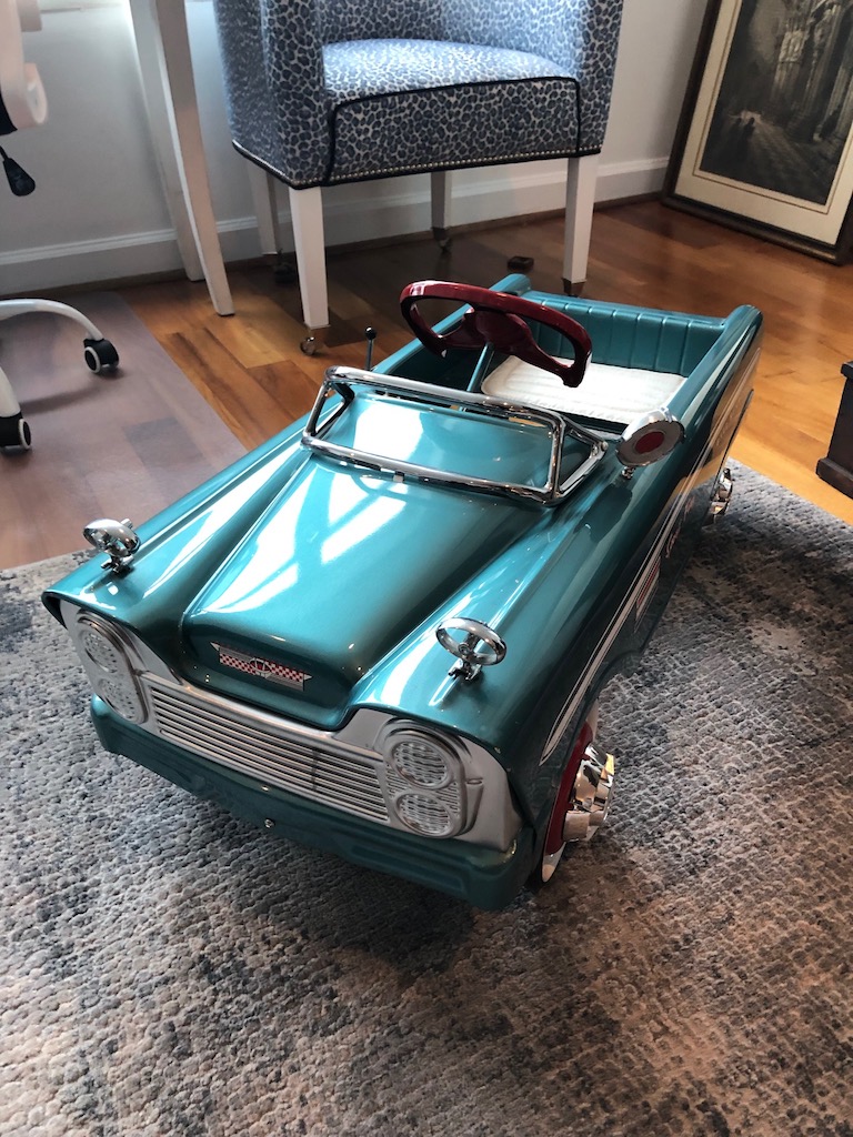 Fully Restored Murray Pedal Car Sports Furry with Ball Bearings 1960s 10.jpg
