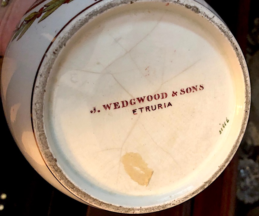 J. Wedgwood & Sons Etruria President Garfield Water Pitcher 5a.jpg