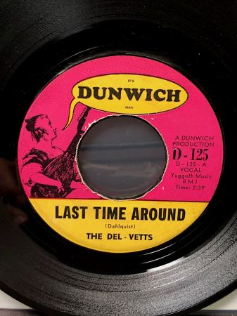 The Del-Vetts Last Time Around on Dunwich 1st press 2.jpg