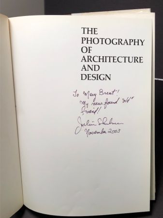 The Photography of Architecture and Design by Julius Shulman Signed 1st Ed. with Signed Letter to Mary Brent Wehrli 11.jpg