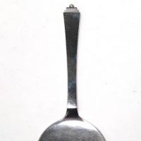 Georg Jensen circa 1920s Art Deco Pyramid Pattern Pastry Server  830 Silver 1.jpg