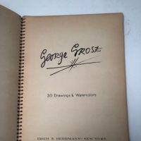George Grosz 30 Drawings and Watercolors 1944 Spiral Bound Erich Herrmann 6.jpg