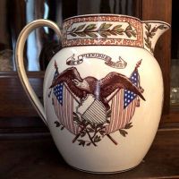 J. Wedgwood & Sons Etruria President Garfield Water Pitcher 11.jpg