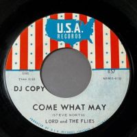 Lord and The Flies Echoes b:w Come What May on USA Records 857 DJ Promo 7 (in lightbox)