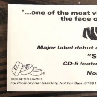 Nirvana Nevermind Promo Sticker DGC and Subpop 3 (in lightbox)