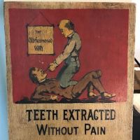 O.B. Comfort Dentist Painted Wooden Sign 1.jpg