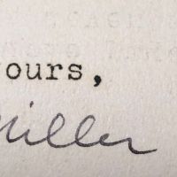 Signed Typed Letter by Henry Miller 9 (in lightbox)
