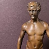 Spiro Schwatenberg Bronze Nude Fencer Athlete 15.jpg (in lightbox)