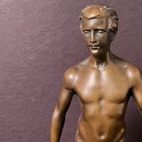 Spiro Schwatenberg Bronze Nude Fencer Athlete 15.jpg