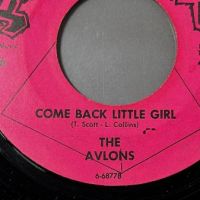 The Avlons Mad Man's Fate b:w Come Back Little Girl on Pyramid 8.jpg