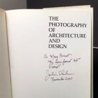 The Photography of Architecture and Design by Julius Shulman Signed 1st Ed. with Signed Letter to Mary Brent Wehrli 11.jpg (in lightbox)