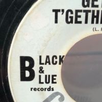 Tyrone and The Classitors Soul Street Stomp : Gettin' T'gether, Man on Black & Blue Records 10 (in lightbox)