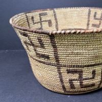 Weaved Basket with Whirly Log Design Akimel O’odham Pima Tribe 2.jpg