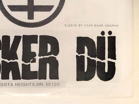 2nd Single Husker Du In a Free Land on New Alliance Records – NAR 010 Near Mint Sleeve and Record 1982 9.jpg