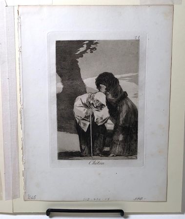 Chiton plate 28 from the series Los Caprichos Francisco Goya Hush 1.jpg