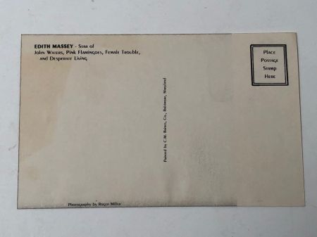 Edie Massey Signed Postcard with Rock Scene Marble Bar Punk Venue Zine 1984 5.jpg