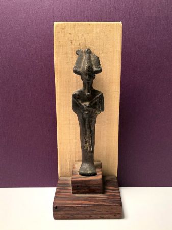 Egyptian Bronze Osiris Statue 600 BC Tomb Statue 1.jpg