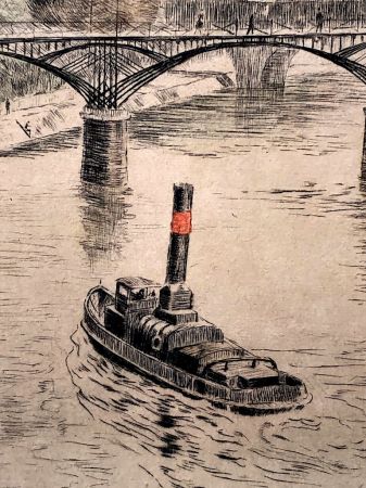 Etching Tug Boat and Barge with Bridge 7.jpg