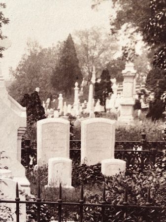 Graveyard Photograph by James F. Hughes Baltimore of Issac Nevett Steele 6.jpg