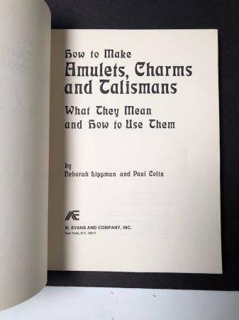 How To Make Amulets Charms and Talismans by Deborah Lippman 1974 Softcover 4.jpg