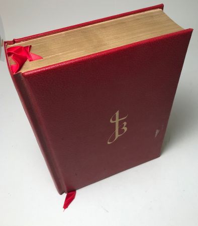 Jerusalem Bible 1970 Red Bound Gilt Edges Salvador Dali Illustrations 3rd Edition 3a.jpg