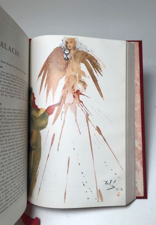 Jerusalem Bible 1970 Red Bound Gilt Edges Salvador Dali Illustrations 3rd Edition 9.jpg