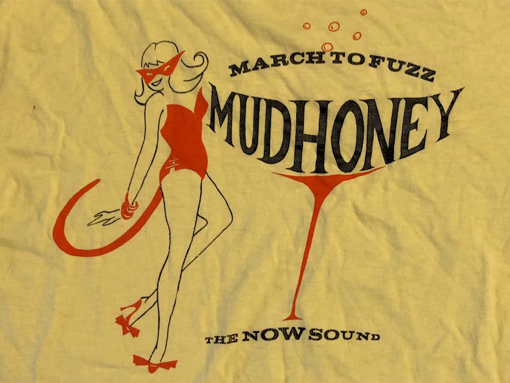 Mudhoney Tour Los Playboys International Tour Shirt Large Yellow 1992 9.jpg