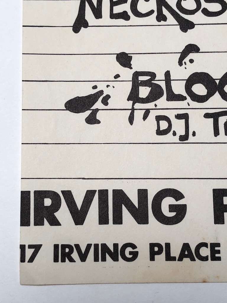 Sat. Feb. 27th 1982 Bad Brains with Necros Irving Plaza NYC Original Flyer 6.jpg