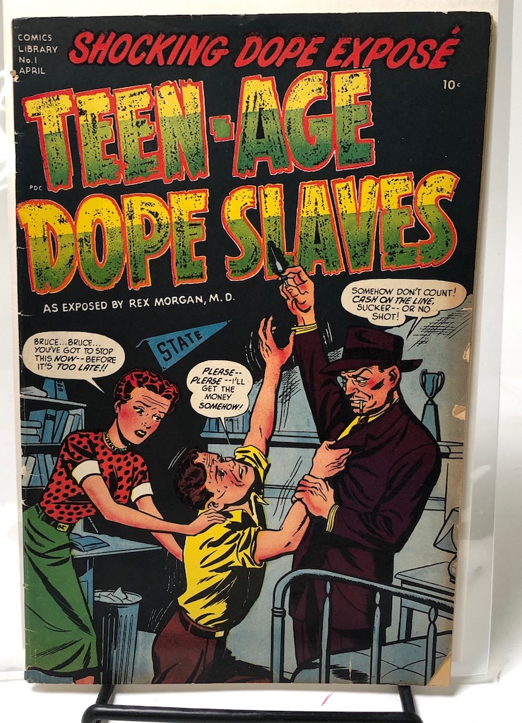 Teen-Age Dope Slaves No. 1 April 1952 Published by Harvey 1.jpg