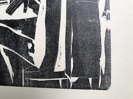 Robert M. Huth Woodcut Titled Tischgenossen Table Companions From Kundung Art Journal 1921 7.jpg