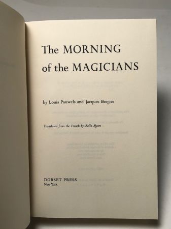 The Morning Of The Magicians by Louis Pauwels and Jacques Bergier Hardback with DJ 5.jpg