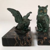 Austrian Cold Painted Bronze Bookends of Owls 2.jpg