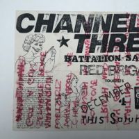 Channel Three Set List on Flyer with Battalion of Saints Saturday December 4th 1982 at The Galzxy 6.jpg