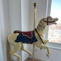 Circa 1915 Herschel Spillman Carousel Horse Restored Jumper 1.jpg